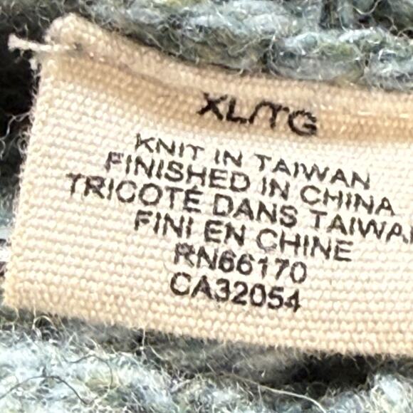 Anthropologie Sleeping on Snow Cardigan Sweater XL Cable Knit Lace Cuff Sleeves - Picture 15 of 16